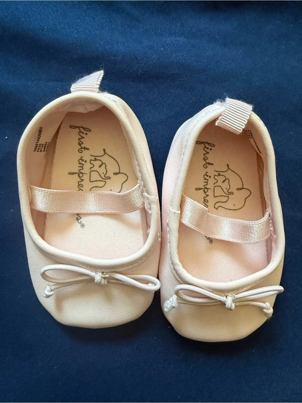 Disney Yellow Bow Baby Shoes with Red Bows for 0- 6 months (baby)